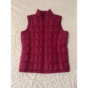 Marmot Vest Womens Large Pink Puffer Duck Down Sleeveless Outdoors